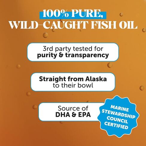 Pet Honesty Omega SkinHealth Chews for Dogs - Omega 3 Fish Oil - Krill, Spirulina, Omega-3s, Alaskan for Healthy Skin & Coat, Helps Itchy Skin, Dog Allergies, May Reduce Normal Shedding - (90 Count) in Saudi Arabia