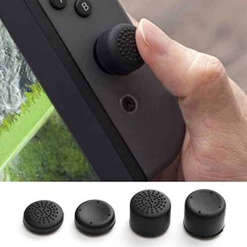 8 * سيليكون عصا الإبهام عصا التحكم غطاء قبضة Thumbsticks غطاء تغليف لنينتندو سويتش لـ Joy-Con in Saudi Arabia