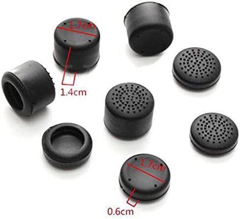 8 * سيليكون عصا الإبهام عصا التحكم غطاء قبضة Thumbsticks غطاء تغليف لنينتندو سويتش لـ Joy-Con in Saudi Arabia