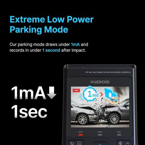 [حزمة] Vueroid S1 4K Infinite Dash Cam 3CH + بطاقة SD سعة 256 جيجابايت + كابل OBD | كاميرا داش 4K، 2.5K، FHD للسيارات، مستشعر STARVIS2، رؤية ليلية، وضع ركن السيارة 24 ساعة، فيديو السيارة in Kuwait