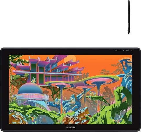 HUION Kamvas 22 Plus QLED Drawing Tablet with Full-Laminated Screen with HUION Slim Pen PW550S PenTech 3.0+ in Saudi Arabia