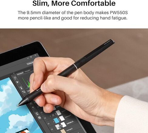 HUION Kamvas 22 Plus QLED Drawing Tablet with Full-Laminated Screen with HUION Slim Pen PW550S PenTech 3.0+ in Saudi Arabia