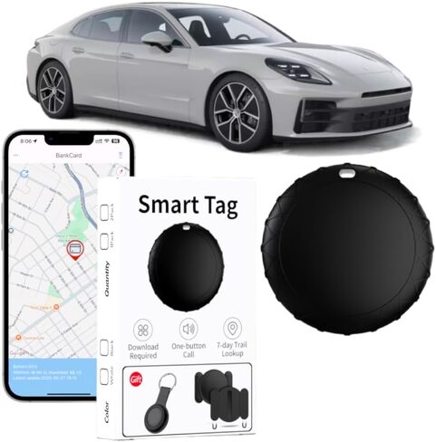 جهاز تعقب GPS للسيارة للمركبات - أجهزة تتبع مخفية للسيارات، متوفر لنظامي Android وiOS، لا يتطلب بطاقة SIM، عمل محدد موقع السيارة في الوقت الفعلي، جهاز تتبع سيارة السيارة، المحفظة، الحيوانات الأليفة in Kuwait
