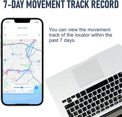 جهاز تعقب GPS للسيارة للمركبات - أجهزة تتبع مخفية للسيارات، متوفر لنظامي Android وiOS، لا يتطلب بطاقة SIM، عمل محدد موقع السيارة في الوقت الفعلي، جهاز تتبع سيارة السيارة، المحفظة، الحيوانات الأليفة in Kuwait