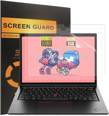 KEANBOLL 3 عبوات مصممة لجهاز Lenovo ThinkPad L13 Yoga 13.3" Gen 4 /Gen 3 2 في 1 واقي شاشة كمبيوتر محمول بشاشة تعمل باللمس، مضاد للوهج ومضاد لبصمات الأصابع (غير لامع) in Saudi Arabia