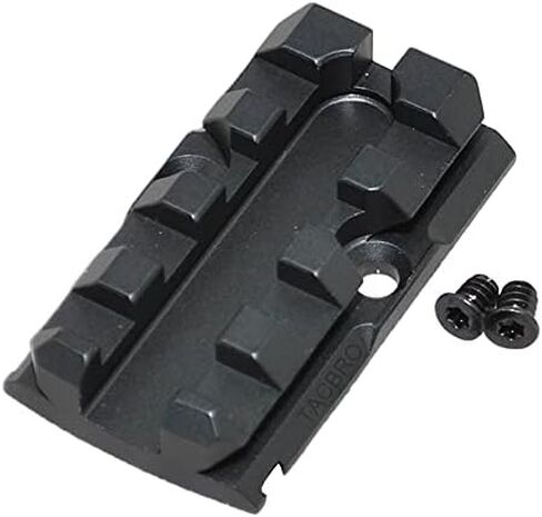 لوحة غطاء RMR من الألومنيوم، تحويل RMR إلى Picatinny لشرائح القطع Gl0ck G17 G19 G26 RMR in Kuwait
