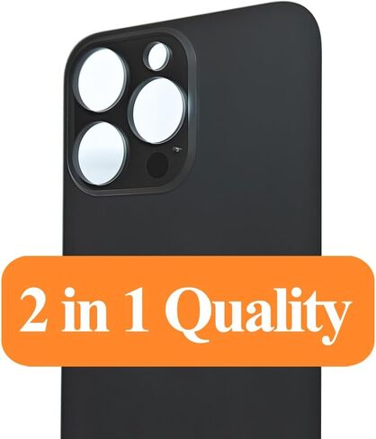 1Pcs/Lot Battery Cover Glass for iPhone 13 Pro Max Back Housing Replacement for iPhone 13PM 2IN1 Big Hole Back Glass Rear Door Case with Pre-Installed Adhesive (Blue) in Saudi Arabia