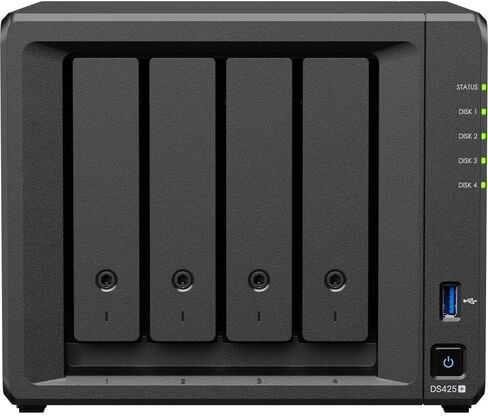 Synology DiskStation DS420+ NAS Server للأعمال مع وحدة المعالجة المركزية Celeron، ذاكرة 6 جيجابايت، تخزين SSD 8 تيرابايت، نظام تشغيل DSM in Saudi Arabia