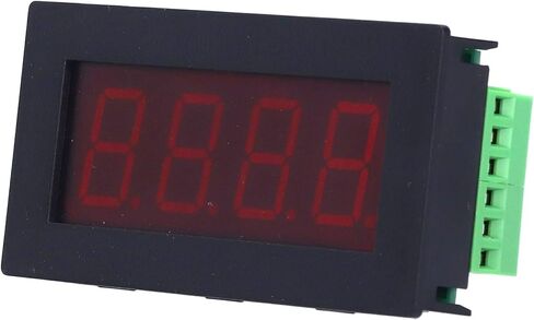 شاشة PLC LED منفذ تسلسلي متر 4 أرقام DC5 36V MODBUS RTU RS485 الاتصالات للأتمتة الصناعية أسود ABS خفيف الوزن متين in Kuwait