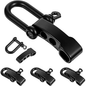 4 Pcs Paracord Bracelet Buckles, Metal D Ring Shackle Clasp for Outdoor Survival Bracelet Wrist, Screw Pin for Camping, Paracord Watch Band in Saudi Arabia