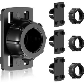 4 Pack Tightening Nut with 4 Button Lock Replacement 17mm Ball Joint Mount Socket Ball Joint Socket to 4-Button Lock Adapter Connector Base Support Mount Stand Bracket for Screen Holder Backup Camera in Saudi Arabia