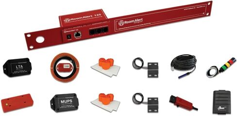 Room Alert 12SR Foundation Bundle - Complete Proactive Environment Monitor with External Sensors & Enterprise Security - Made in USA in Saudi Arabia