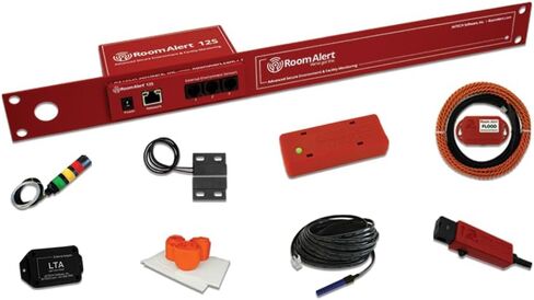 Room Alert 12SR Foundation Bundle - Complete Proactive Environment Monitor with External Sensors & Enterprise Security - Made in USA in Saudi Arabia