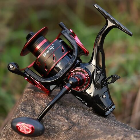 Sougayilang Carp Spinning Reel Carbon Fiber Drag for Fishing Action Bait Feeder Standard Fishing Reel Runner for Freshwater in Saudi Arabia
