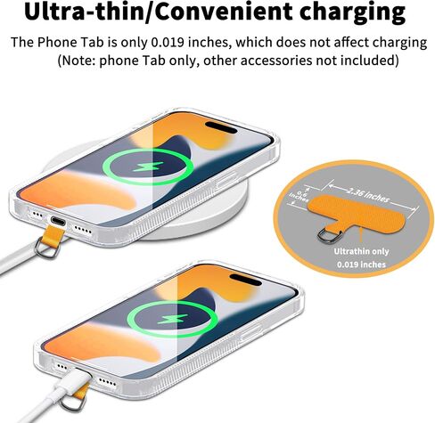 شريط ربط للهاتف من TACOMEGE لهاتف iPhone، رقعة حبل للهاتف الخلوي، جزء بديل لحزام الهاتف لجميع حافظات الهواتف الكاملة (وردي) in Kuwait