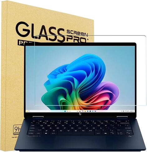 واقي شاشة من الزجاج المقوى i-Tensodo لجهاز 2025 HP OmniBook X Flip x360 14 بوصة 2 في 1 (14-fk/fm0000) كمبيوتر محمول بشاشة لمس، 2.5D، شفاف عالي الدقة، 9H، مضاد للخدش in Saudi Arabia