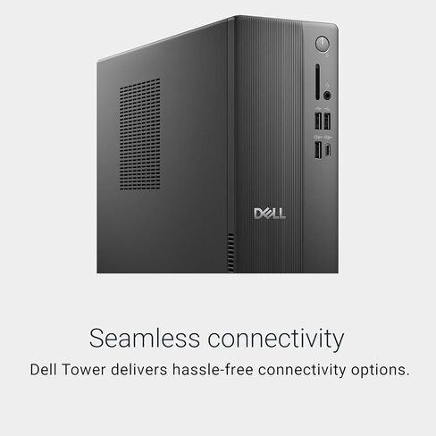 سطح المكتب النحيف ECS1250 من Dell - معالج Intel Core Ultra 7-265، ورسومات Intel UHD، وذاكرة 32 جيجابايت DDR5 5600MT/s، و1 تيرابايت M.2 SSD، وقارئ بطاقة SD 3.0، ولوحة مفاتيح سلكية وماوس، وWin 11 Pro in Kuwait