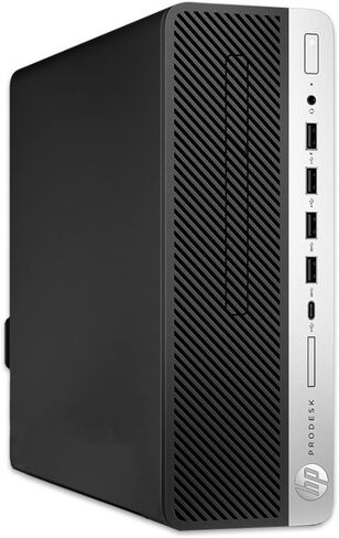 كمبيوتر HP ProDesk 600 G3 SFF للكمبيوتر المكتبي، Intel Core i5-6500 3.2 جيجا هرتز، 16 جيجا بايت DDR4 RAM، 256 جيجا SSD، WiFi، BT، ProDesk Computer Windows 11 Pro (متجدد) in Kuwait