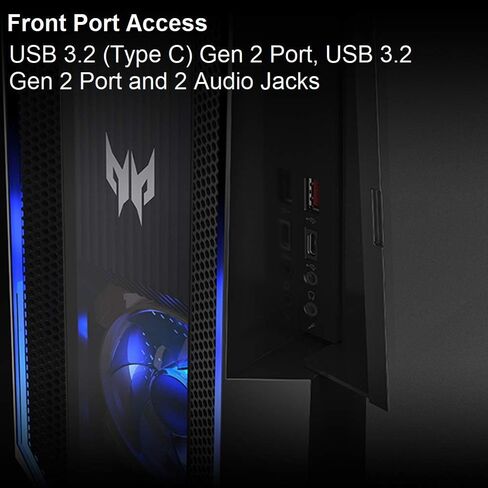 acer Nitro 60 Gaming Desktop Computer Intel 20-core i7-14700F 32GB DDR5 2TB SSD GeForce RTX 5060 Ti 16GB GDDR7 DLSS4 (Up to 759 AI Tops) Type-C DisplayPort Wi-Fi6 Win11 ICP Hub in Saudi Arabia