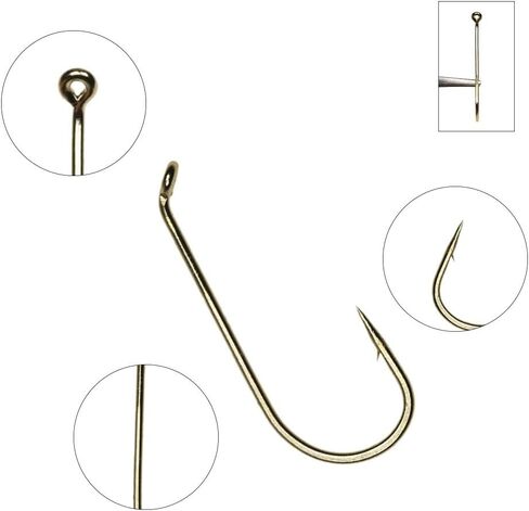 Fly Tying Hook,Standard Blue Dun Long Shank Fly Fish Hook(16#) in Saudi Arabia