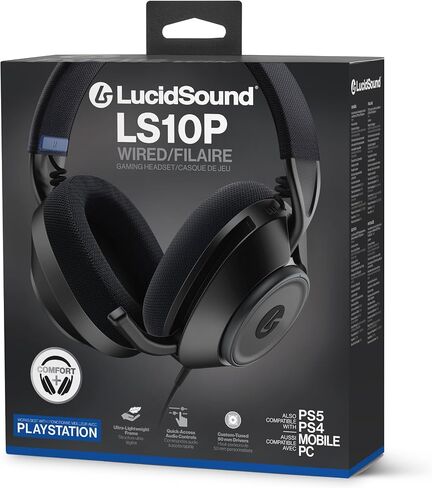 سماعة رأس سلكية للألعاب LucidSound LS10X Gen 2 لأجهزة Xbox Series X|S - سوداء، مرخصة رسميًا، مصممة لتوفير الراحة، وعناصر تحكم الصوت سريعة الوصول، وصوت ممتاز، وميكروفون بوم كتم الصوت in Kuwait