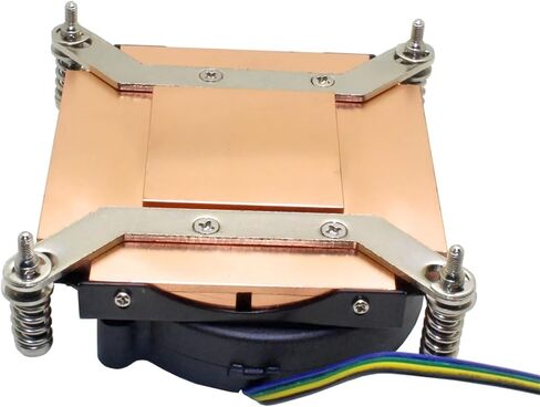 1U Server CPU Cooler Cooling Fan Copper Heatsink for 1366 1356 Industrial Workstation Computer Active Cooling in Saudi Arabia