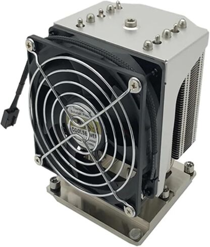 CPU Cooler for LGA 3647 Square Type 4U Radiator 5 Heat Pipes LGA3647-4U-R92 Side Blow Cooling Fan Heat Sink(6000RPM) in Saudi Arabia