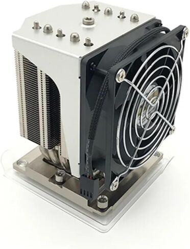 CPU Cooler for LGA 3647 Square Type 4U Radiator 5 Heat Pipes LGA3647-4U-R92 Side Blow Cooling Fan Heat Sink(6000RPM) in Saudi Arabia