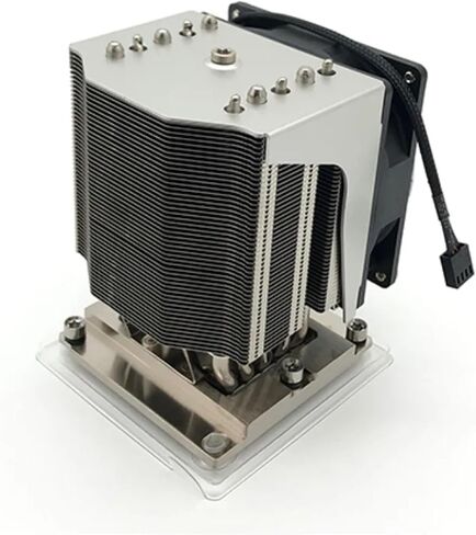 CPU Cooler for LGA 3647 Square Type 4U Radiator 5 Heat Pipes LGA3647-4U-R92 Side Blow Cooling Fan Heat Sink(6000RPM) in Saudi Arabia
