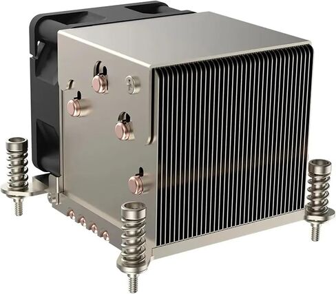 LGA115X-R64 CPU Cooler 2U 4 Heat Pipes 200W for LGA 115X Radiator Heat Sink Side Blow Cooling Fan in Saudi Arabia