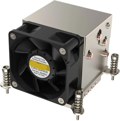 مبرد وحدة المعالجة المركزية لوحدة المعالجة المركزية LGA 2011 نوع مربع 2U LGA2011-R64 180 واط بالوعة الحرارة المبردة بالهواء 4 مروحة تبريد أنابيب الحرارة in Saudi Arabia