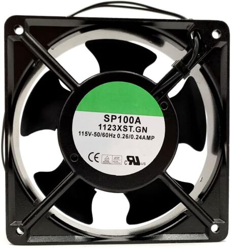 for SP100A 1123XST. GN 115V 0.26/0.24A 29.9W 3100RPM 49DB 120X120X38MM 2-Wire Cooling Fan in Saudi Arabia