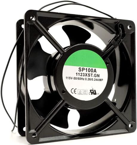 for SP100A 1123XST. GN 115V 0.26/0.24A 29.9W 3100RPM 49DB 120X120X38MM 2-Wire Cooling Fan in Saudi Arabia