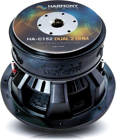 Harmony Audio HA-C152 ستيريو سيارة منافس كربون 15 بوصة فرعي 2800 وات مزدوج 2 أوم مضخم صوت جديد in Saudi Arabia