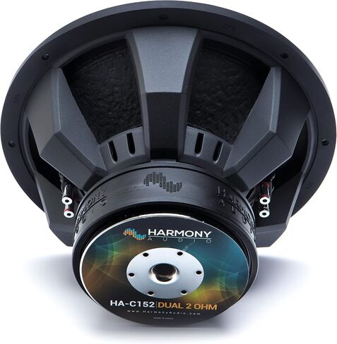Harmony Audio HA-C152 ستيريو سيارة منافس كربون 15 بوصة فرعي 2800 وات مزدوج 2 أوم مضخم صوت جديد in Saudi Arabia