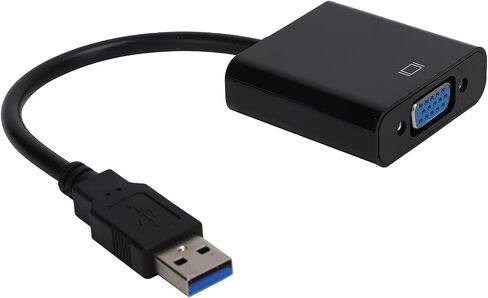 CHICIRIS USB3.0 to VGA 1080P 5Gbps External Video Card Adapter Cable for RPi, MultiDisplay Solution (White) in Saudi Arabia