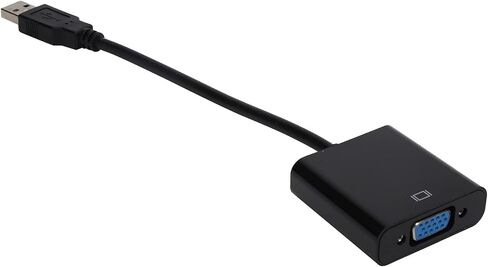 CHICIRIS USB3.0 to VGA 1080P 5Gbps External Video Card Adapter Cable for RPi, MultiDisplay Solution (White) in Saudi Arabia