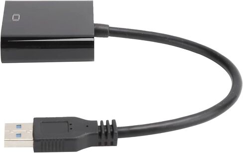 SUNGOOYUE USB to VGA Display Adapter, 1920x1080 High Resolution, Plug and Play Compatible with 7/8/10, 5.0 Gbps Transfer Rate, ABS Material in Saudi Arabia
