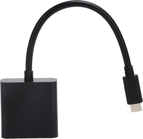 SUNGOOYUE USB TypeC to VGA Adapter, Black ABS, 9.1in Cable, 10Gbps HighSpeed Data Transfer, 1080P Resolution Support, Plug and Play Converter in Saudi Arabia