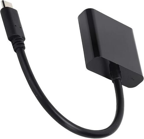SUNGOOYUE USB TypeC to VGA Adapter, Black ABS, 9.1in Cable, 10Gbps HighSpeed Data Transfer, 1080P Resolution Support, Plug and Play Converter in Saudi Arabia