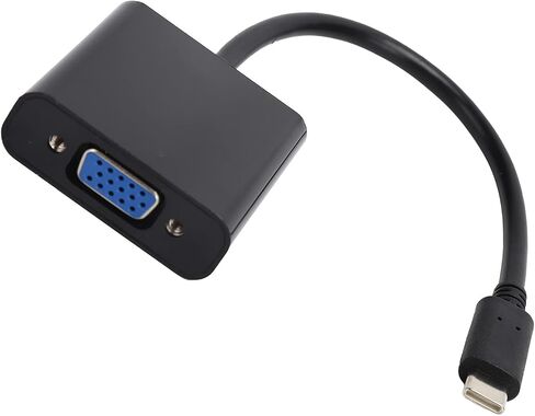 SUNGOOYUE USB TypeC to VGA Adapter, Black ABS, 9.1in Cable, 10Gbps HighSpeed Data Transfer, 1080P Resolution Support, Plug and Play Converter in Saudi Arabia