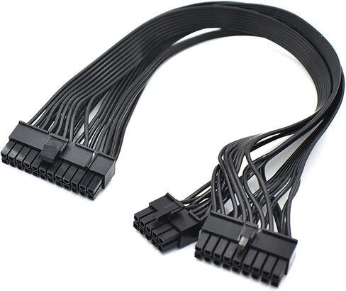 40cm 18 Pin+10 Pin to 24 Pin ATX PSU Power Adapter Cable for Seasonic + KM3 XP2 XM2 XP3 Series PSUs in Saudi Arabia