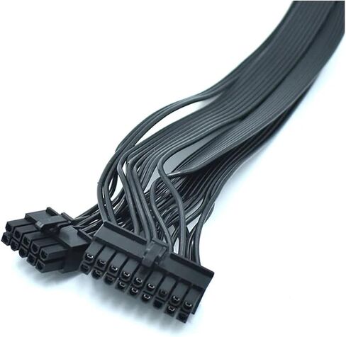 40cm 18 Pin+10 Pin to 24 Pin ATX PSU Power Adapter Cable for Seasonic + KM3 XP2 XM2 XP3 Series PSUs in Saudi Arabia