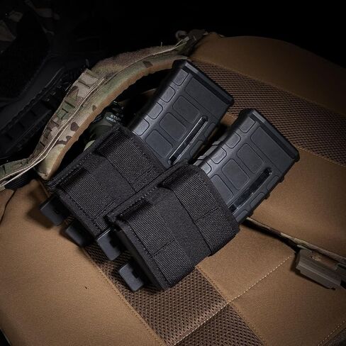 IDOGEAR بندقية ماج الحقيبة مول 5.56 مللي متر مجلة الحقيبة واحدة مفتوحة أعلى AR ماج الناقل حامل مع الإفراج السريع ماج إدراج ل M4 M16 in Saudi Arabia