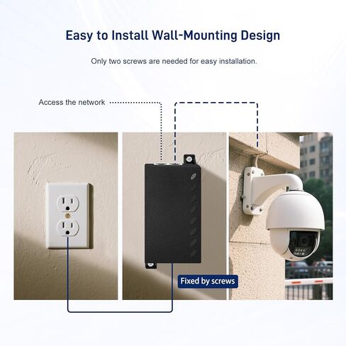حاقن POE60 60W Gigabit Ultra PoE+، مصدر طاقة فائق يصل إلى 60W، 10/100/1000Mbps محمي RJ-45، IEEE 802.3af/802.3at /802.3btCompliant، يدعم 802.3 bt/PoE++ in Saudi Arabia