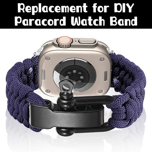 4 Pcs Paracord Bracelet Buckles, Metal D Ring Shackle Clasp for Outdoor Survival Bracelet Wrist, Screw Pin for Camping, Paracord Watch Band in Saudi Arabia