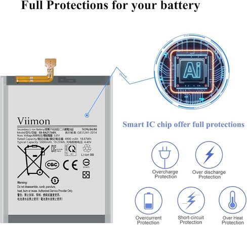 مجموعات استبدال البطارية Galaxy A32 (ترقية جديدة) متوافقة مع Samsung Galaxy A32 5G SM-A326U مع دليل التثبيت ومجموعات أدوات الإصلاح in Kuwait