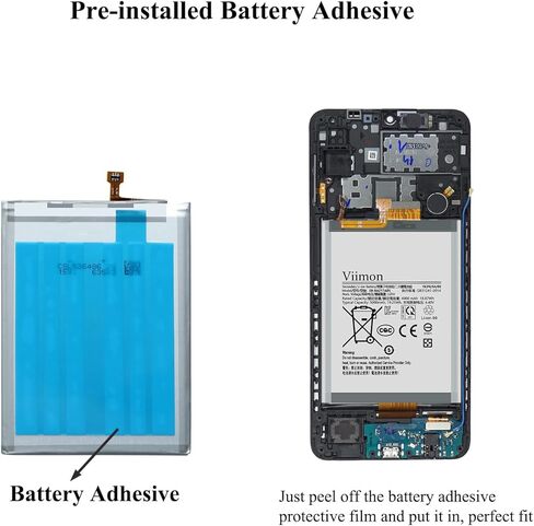 مجموعات استبدال البطارية Galaxy A32 (ترقية جديدة) متوافقة مع Samsung Galaxy A32 5G SM-A326U مع دليل التثبيت ومجموعات أدوات الإصلاح in Kuwait