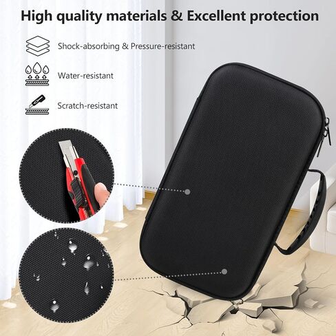 Hard Carrying Case for Sony ULT Field 3 Wireless Portable Bluetooth Speaker, Wireless Portable Speaker Protection Case with Shoulder Strap, Mesh Pocket fits Charging Cables, Black in Saudi Arabia
