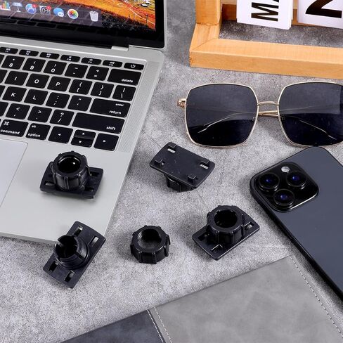 4 Pack Tightening Nut with 4 Button Lock Replacement 17mm Ball Joint Mount Socket Ball Joint Socket to 4-Button Lock Adapter Connector Base Support Mount Stand Bracket for Screen Holder Backup Camera in Saudi Arabia